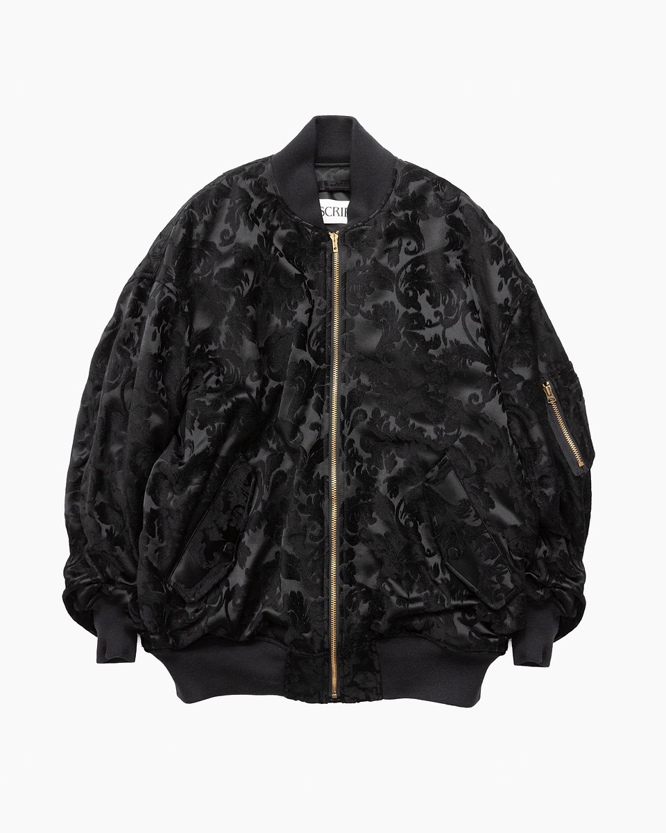 【23AW】フラワージャガードリバーシブルMA-1