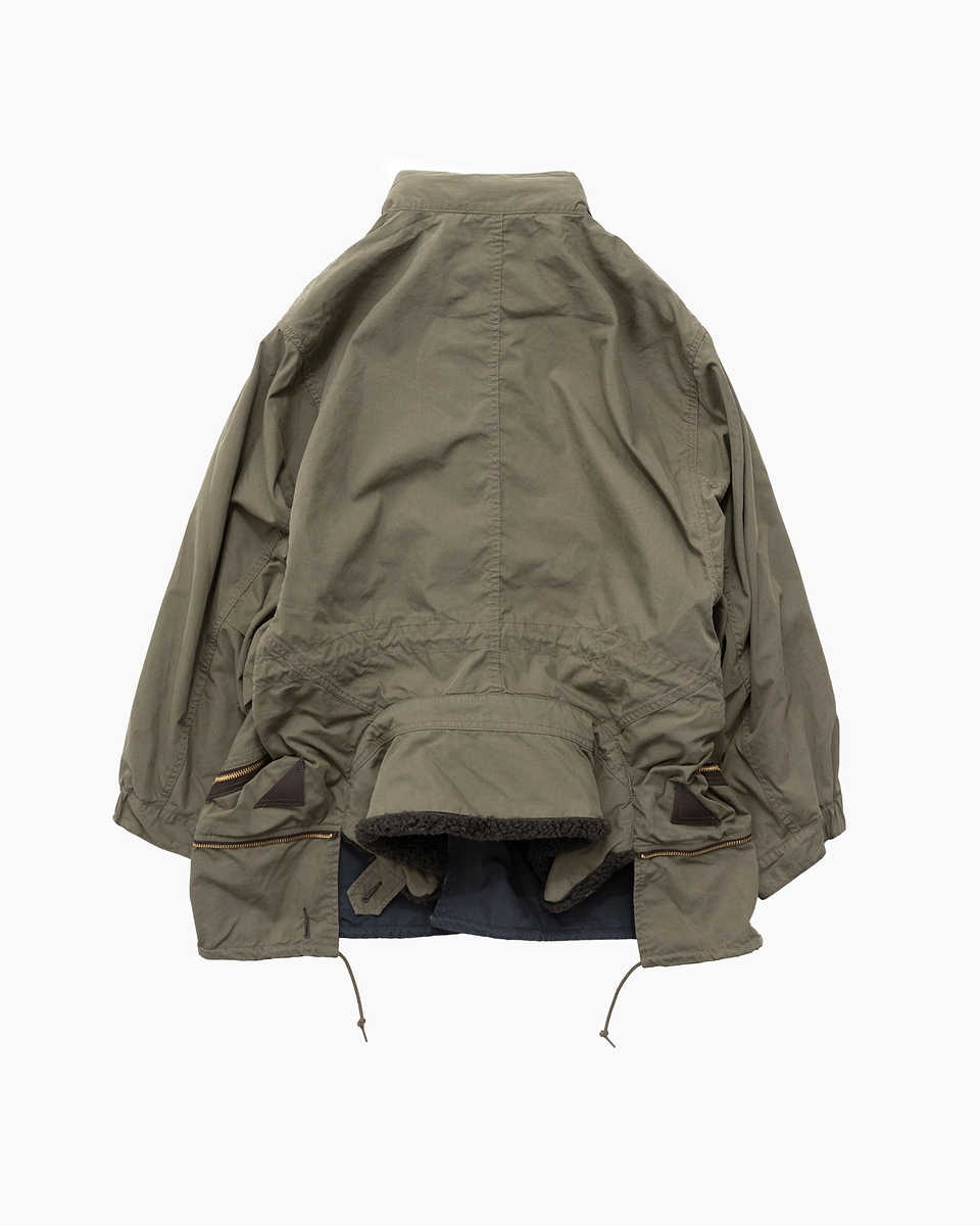 【23AW】アルファダブルエンドC/Nモッズコート