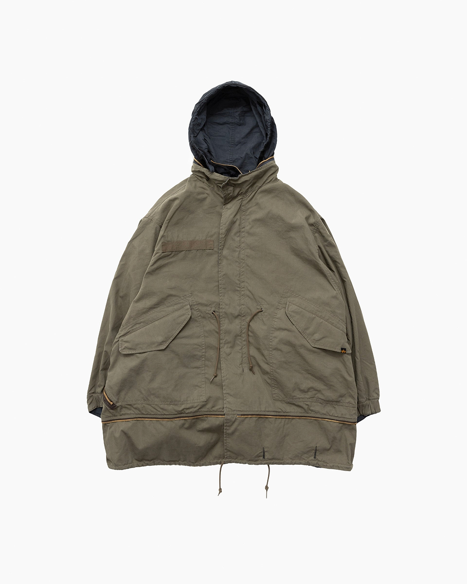 【23AW】アルファダブルエンドC/Nモッズコート