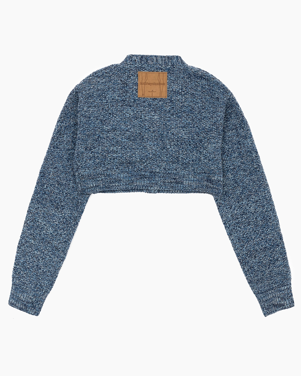 【23AW】ランダムカノコショートカーディガン