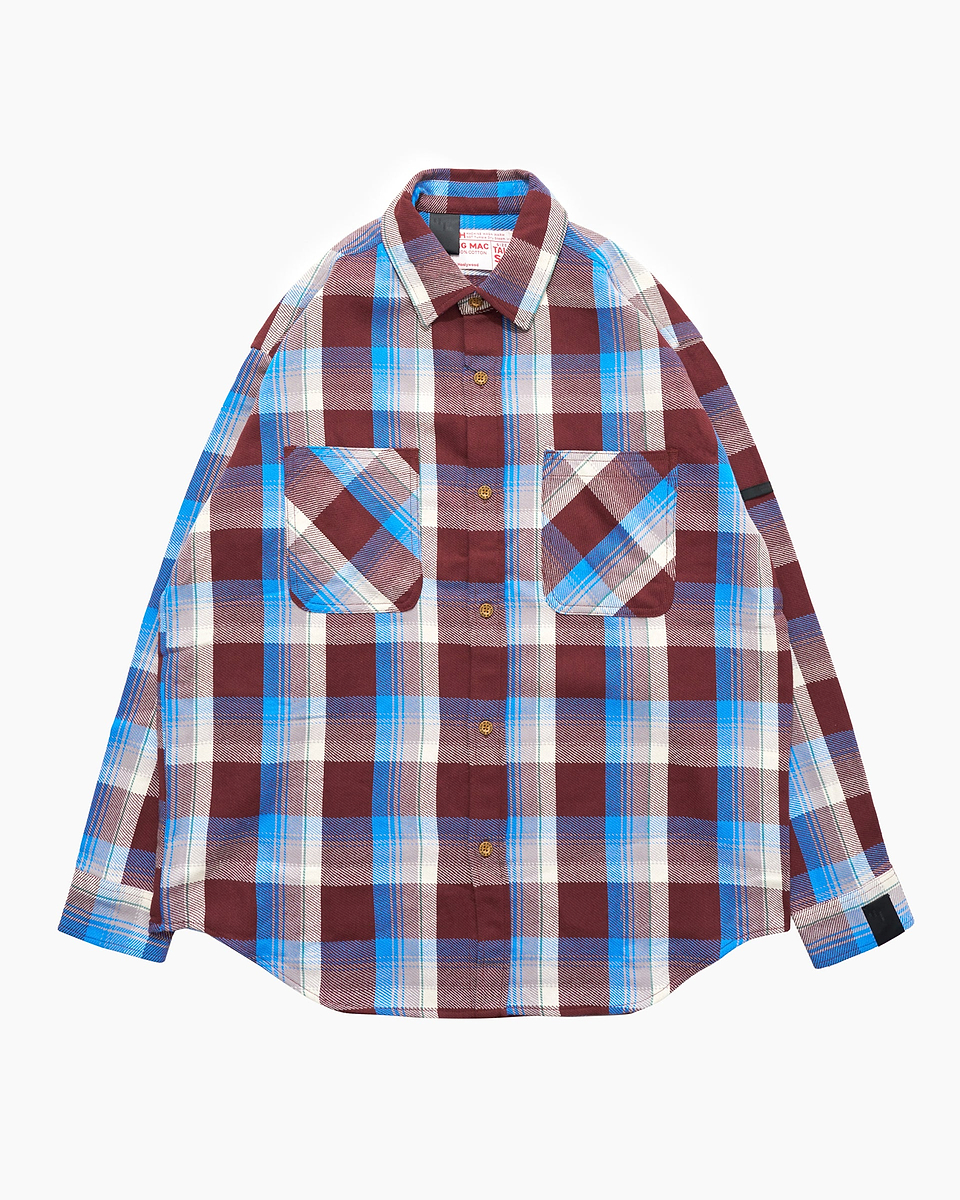 【23AW】＜N.ハリウッドコンパイル×ビックマック＞オーバーサイズネルシャツ