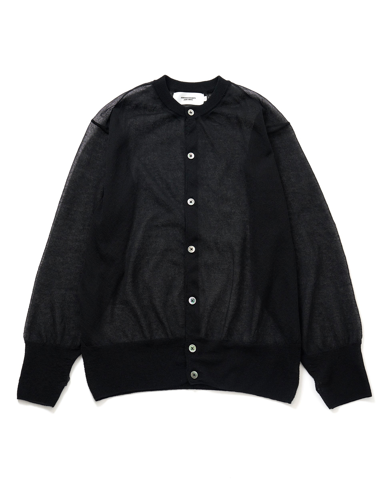 【25SS】16G シアーニットボタンクルーネックカーディガン