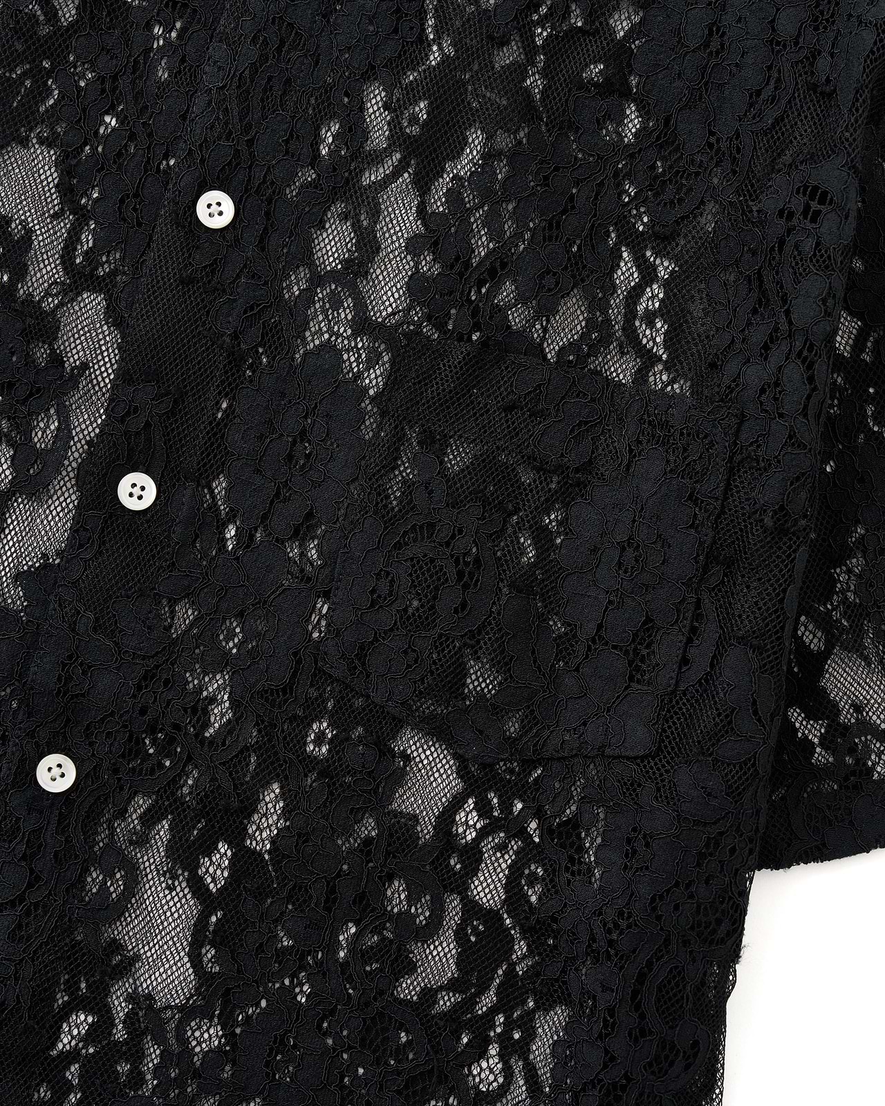 【25SS】レースS/Sシャツ