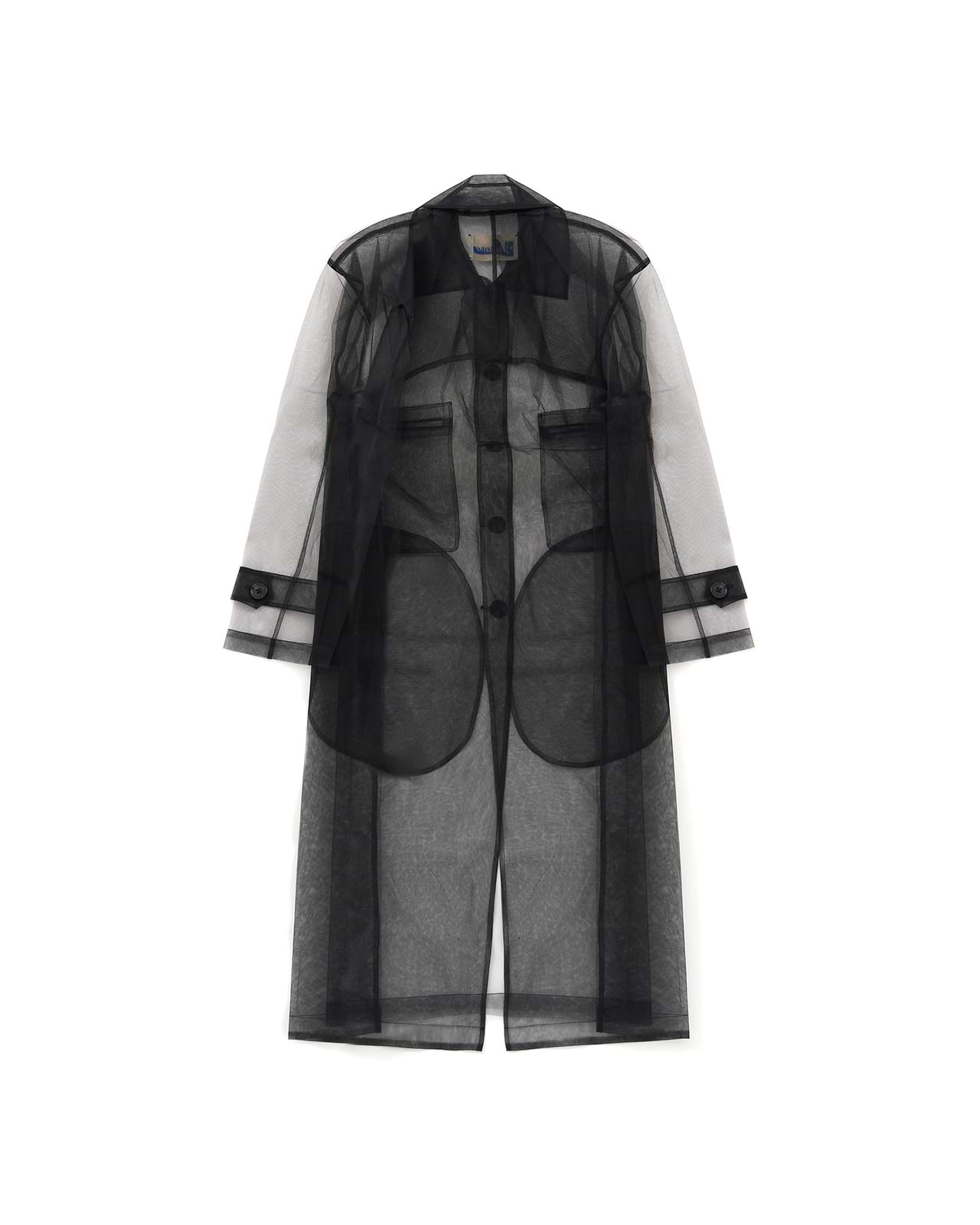 【25SS】チュールイレギュラープリーツコート