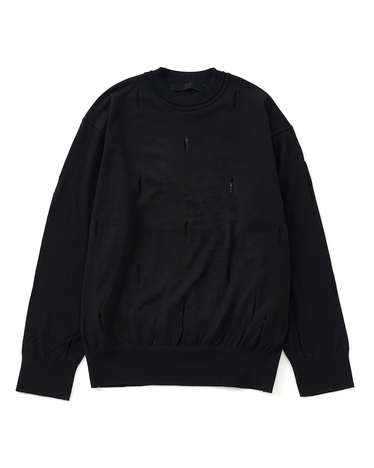 【25SS】ダメージホールニットプルオーバー