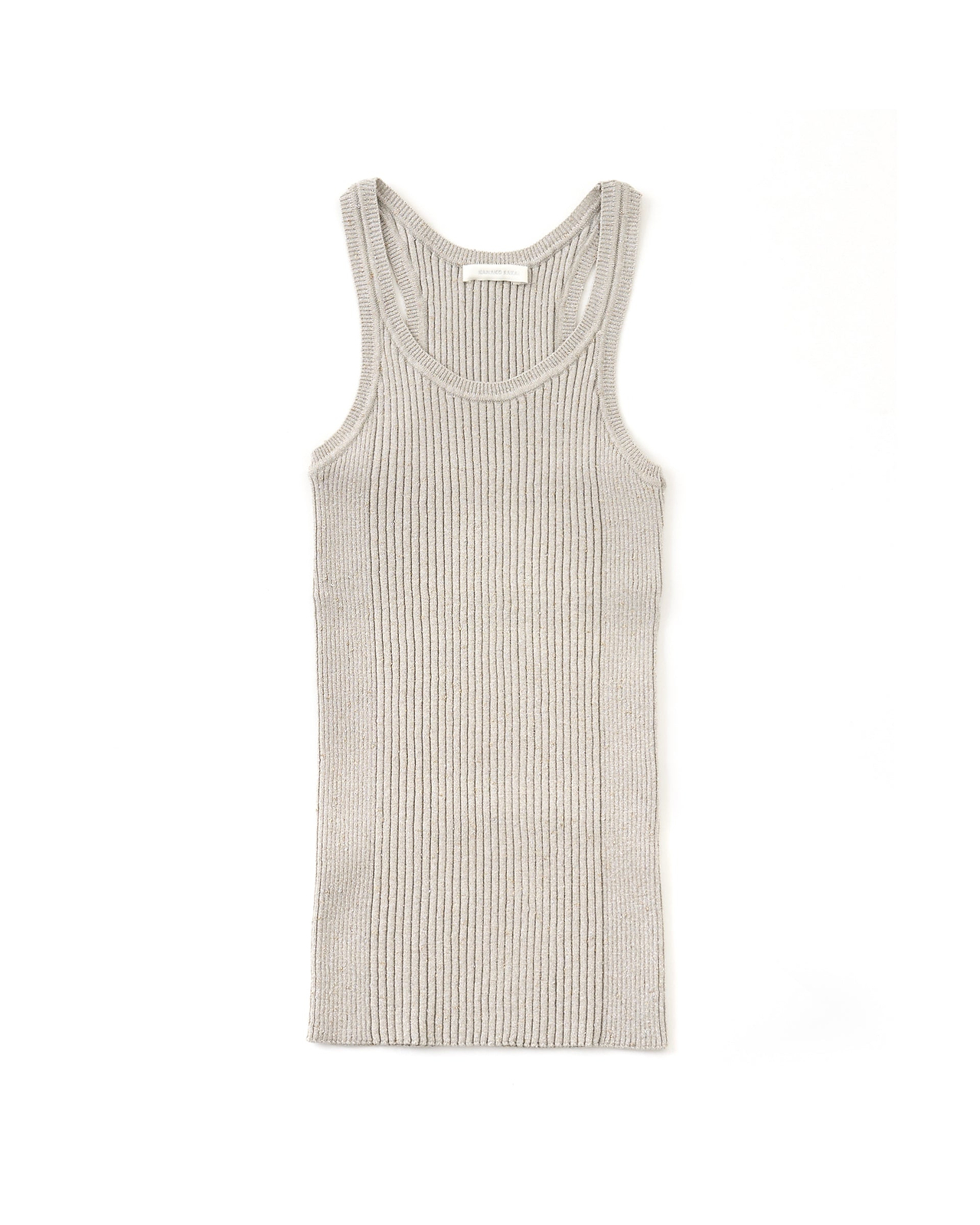 【25SS】グリッターリブニットタンクトップ
