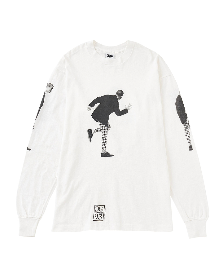 【Kchup Rice】90s CG DESIGN PHOTO L/S Tシャツ（サイズL）