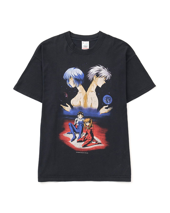 【Kchup Rice】90s EVANGELION ANIME Tシャツ（サイズXL）