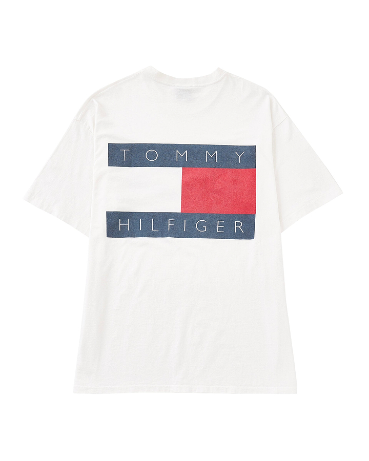 【What’z up 原宿】1990s TOMMY HILFIGER "FIGHT AIDS photo by Bruce Weber" Tシャツ（サイズ表記なし）