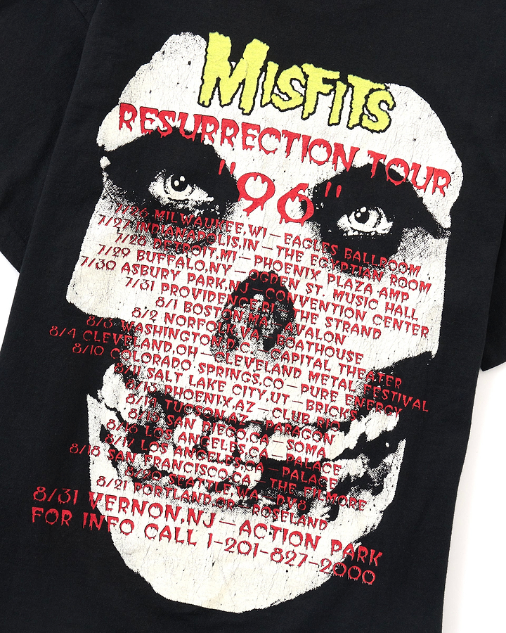 【TORUS】Misfits RESURRECTION TOUR 1996 Tシャツ（サイズ表記なし）