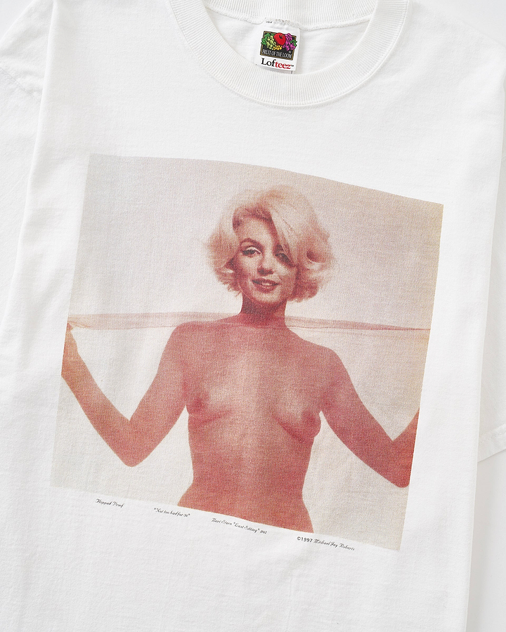 【THIS MAN】1990's Marilyn Monroe "The Last Sitting" Tシャツ（サイズL）