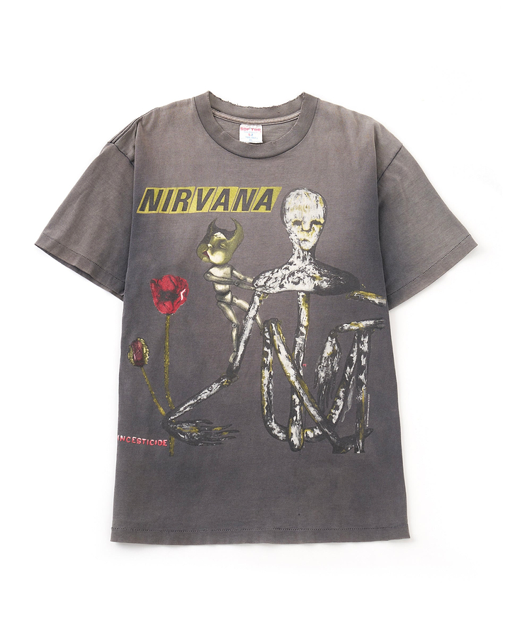 【SPiKe】NIRVANA "INCESTICIDE Black" Tシャツ（サイズXL）