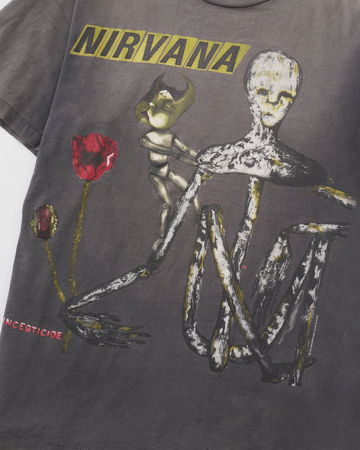 【SPiKe】NIRVANA "INCESTICIDE Black" Tシャツ（サイズXL）