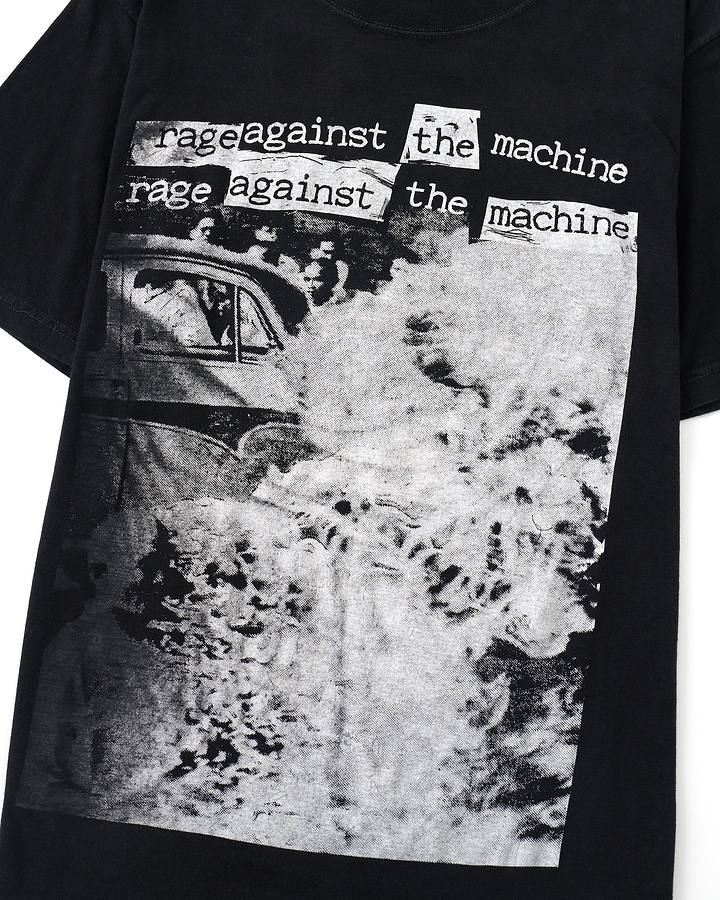 【SPiKe】RAGE AGAINST THE MACHINE "Burning Monk" Tシャツ（サイズ表記なし）