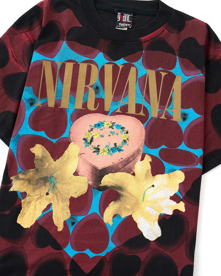 【SPiKe】NIRVANA "Hart Shaped Box" Tシャツ（サイズXL）