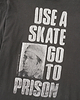 【THIS MAN】1980's THRASHER MAGAZINE"GONZ" "USE A SKATE GO TO PRISON" Tシャツ（サイズXL）