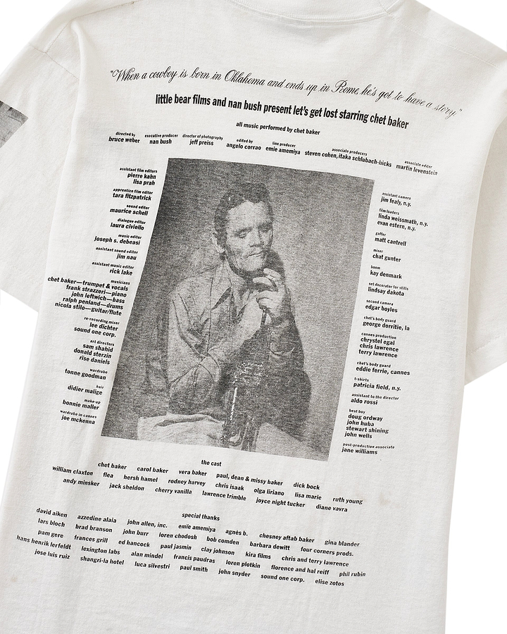 【ONE VINTAGE】Bruce Weber "Let's get Lost" FOTL Tシャツ（サイズL）