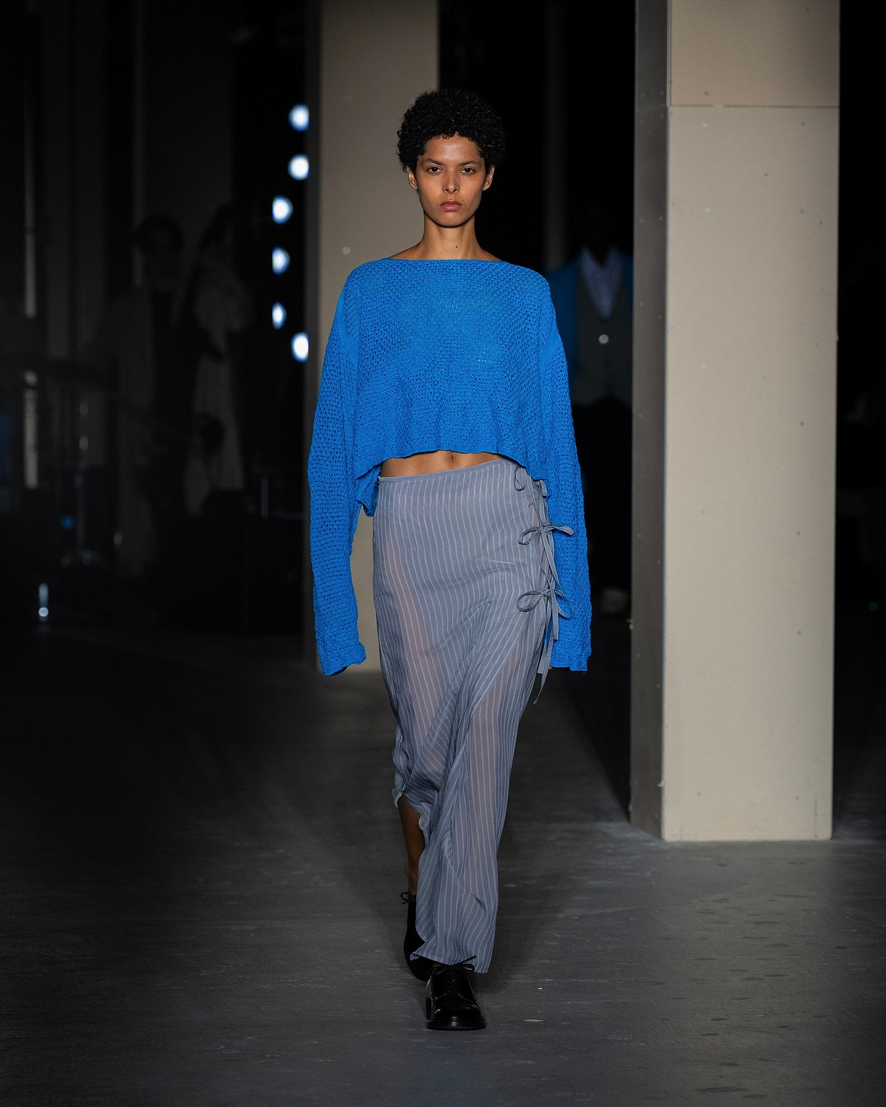 【25SS】ショートレングスレースニット