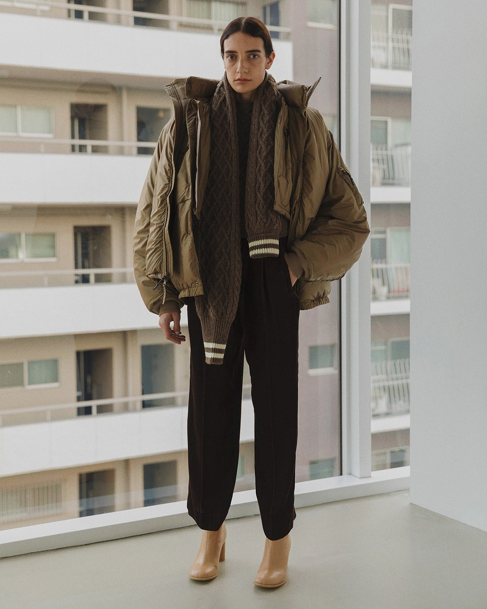 【23AW】5Gアランスリーブセーター