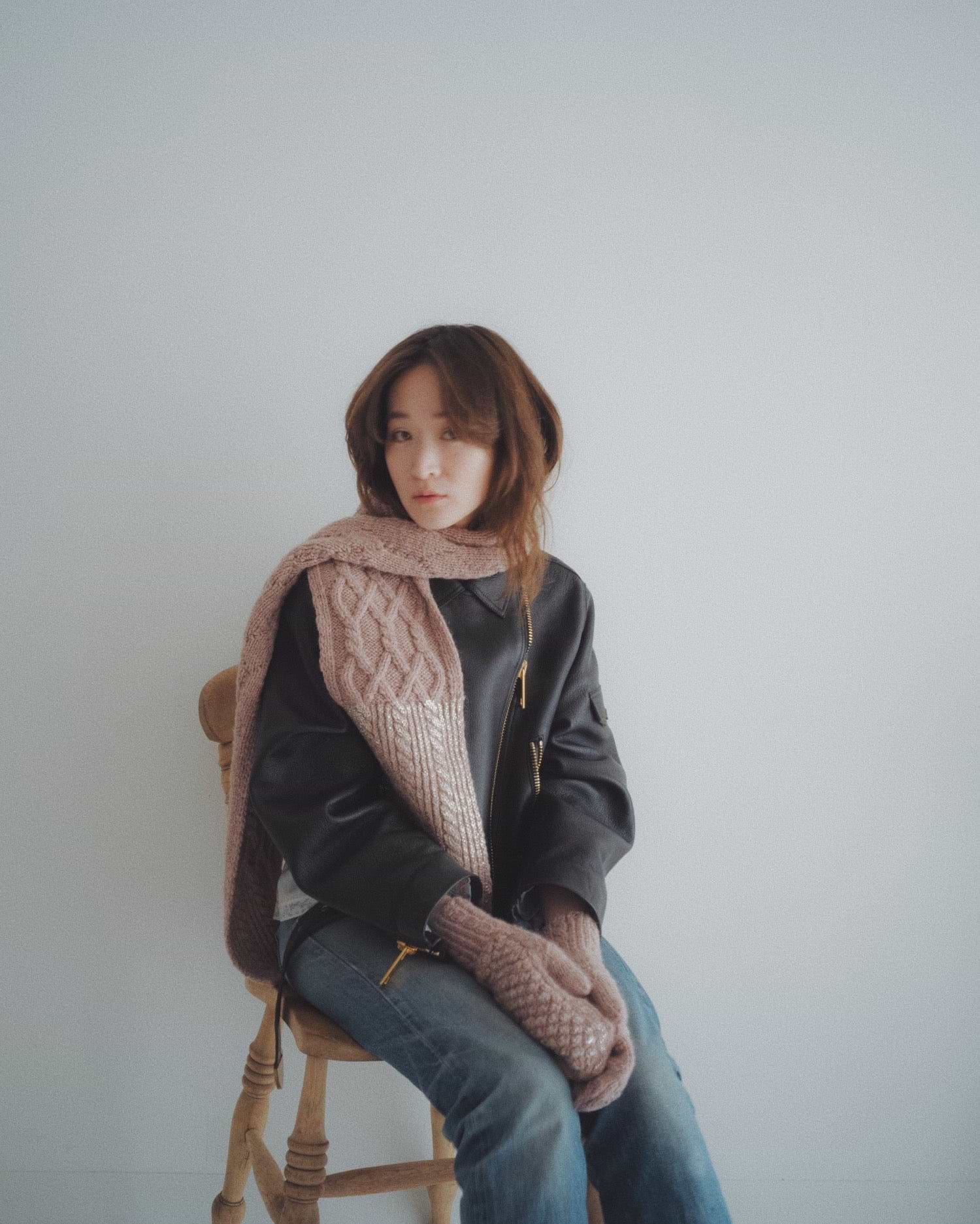 YUKI FUJISAWA】ニットスカーフ – ファッションスナップストア