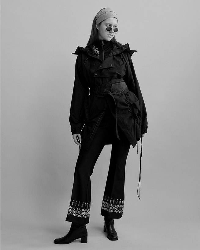 mister it.】刺繍トラックパンツ（ブラック） – ファッションスナップ  