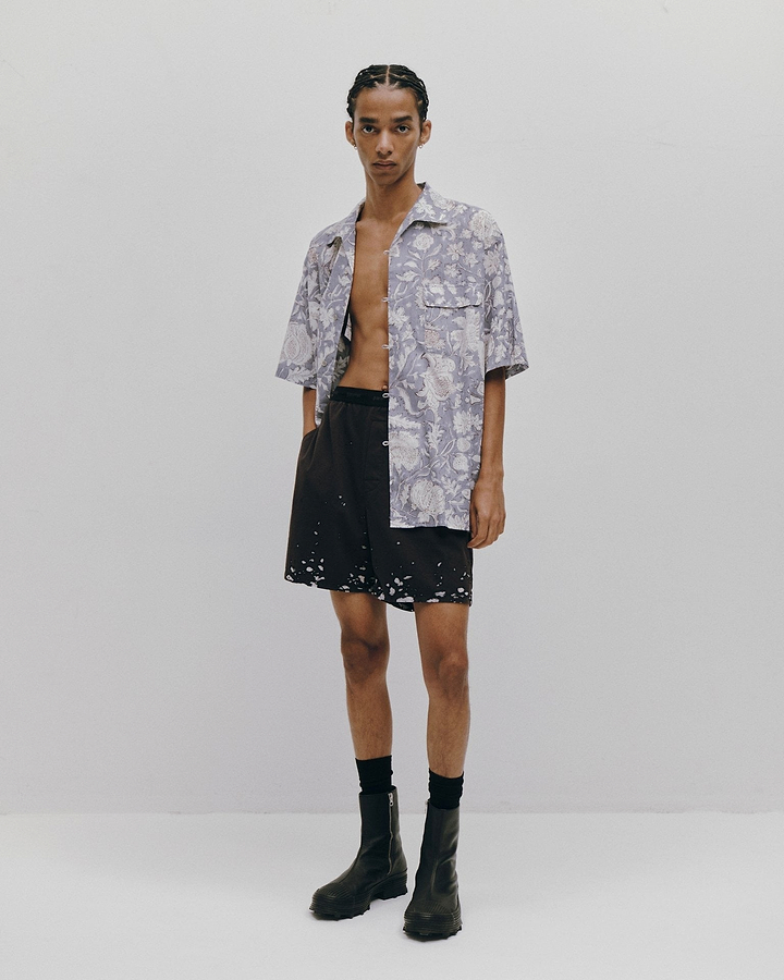 【25SS】オフセットオープンプリントシャツ