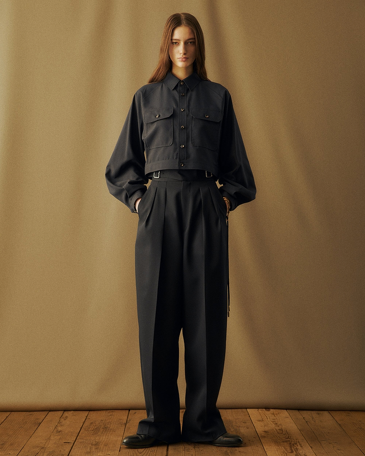 ＜THE RERACS×1LDK×F/STORE＞CPOショートブラウス