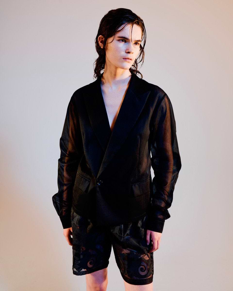 【25SS】トランスペアレントジャケットシャツ