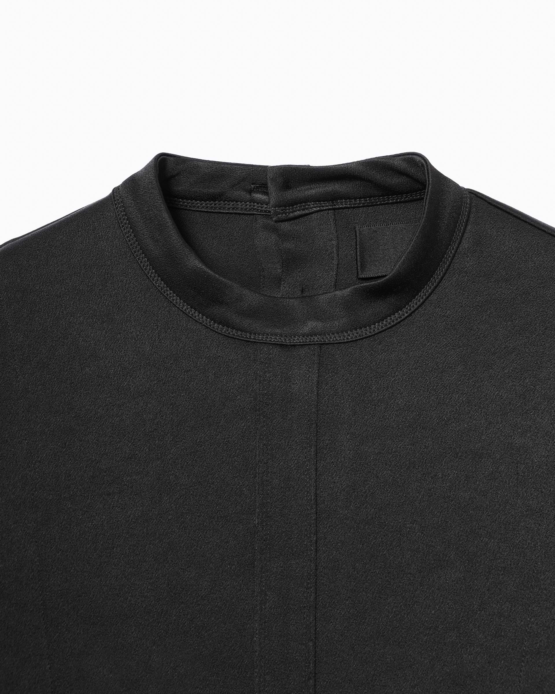 th products】Aラインカットシャツ（ブラック） – ファッション