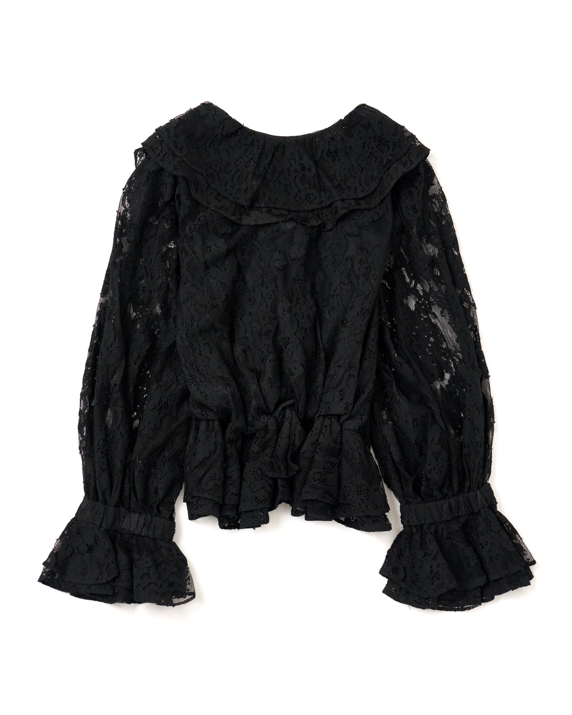 ヴィヴィアーノ VIVIANO  25SS  VW-SS25-CS06 フラワーアップリTシャツ レディース S ヴィヴィアーノ - VIVIANO | Flower T-shirt-Black-Fの通販 | RESTIR