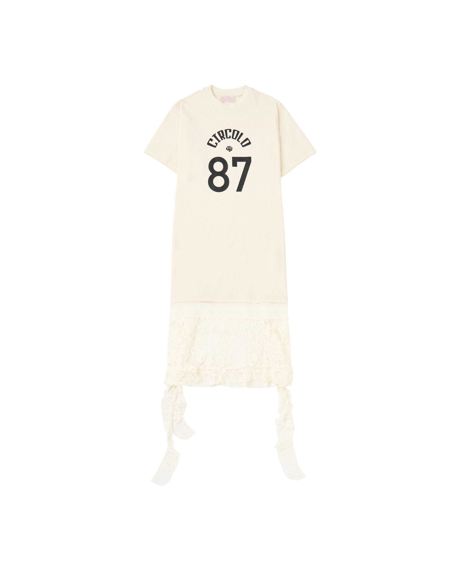 VIVIANO チュールTシャツ 白 【公式通販】