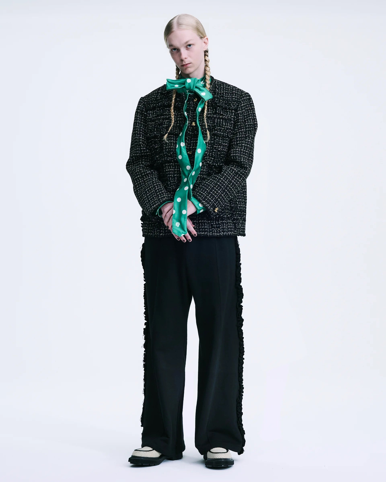 【25AW】フリルスウェットパンツ