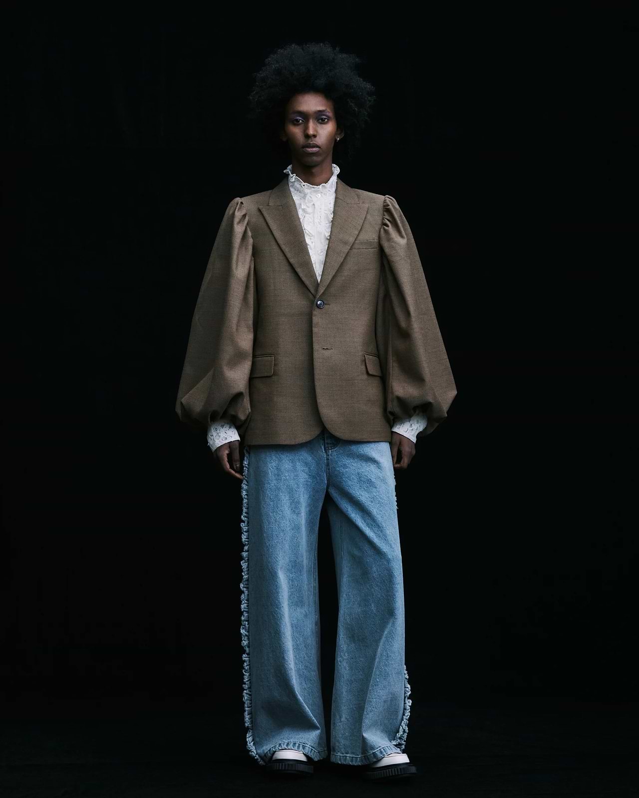 【25AW】ラッフルデニムパンツ