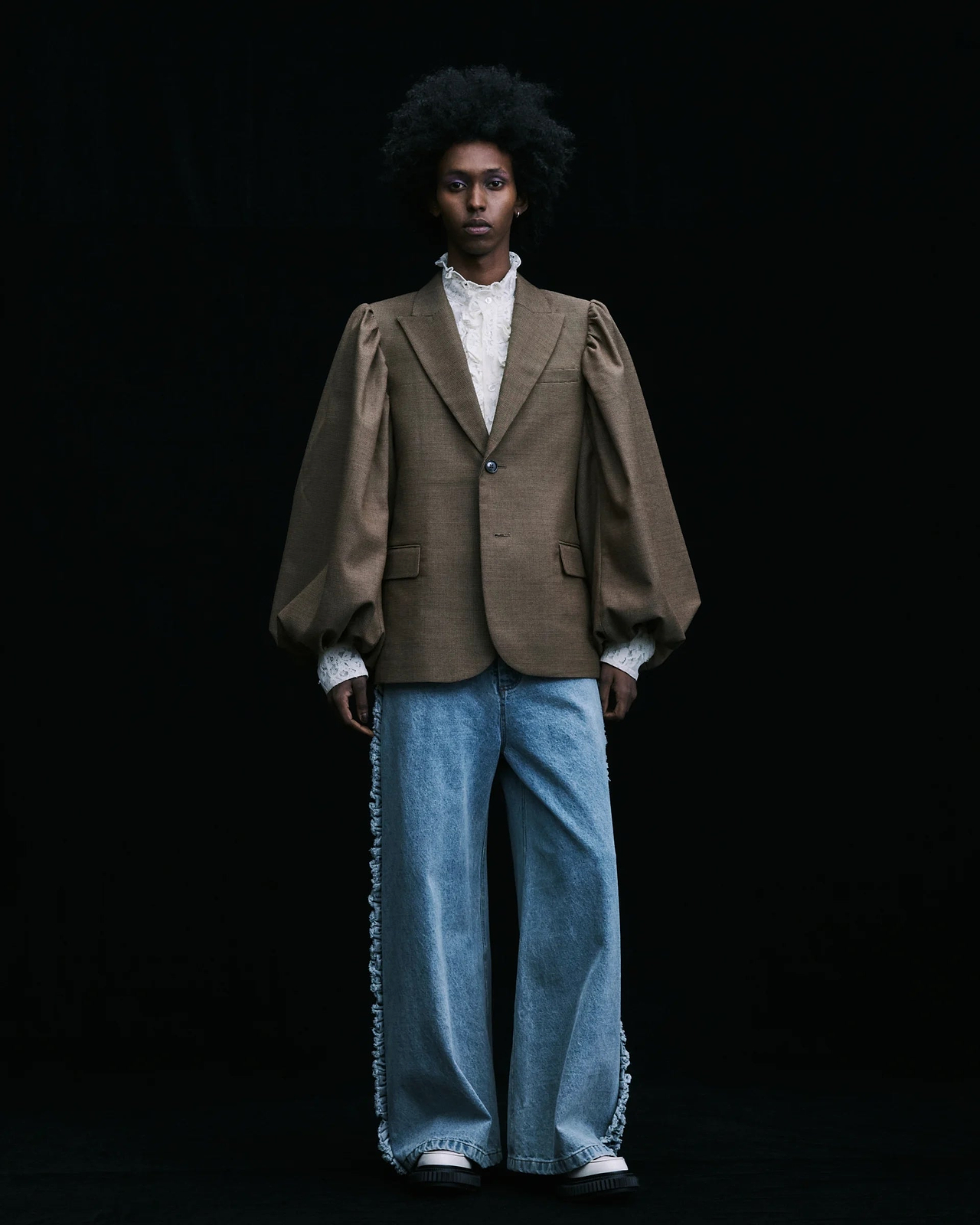【25AW】ラッフルデニムパンツ