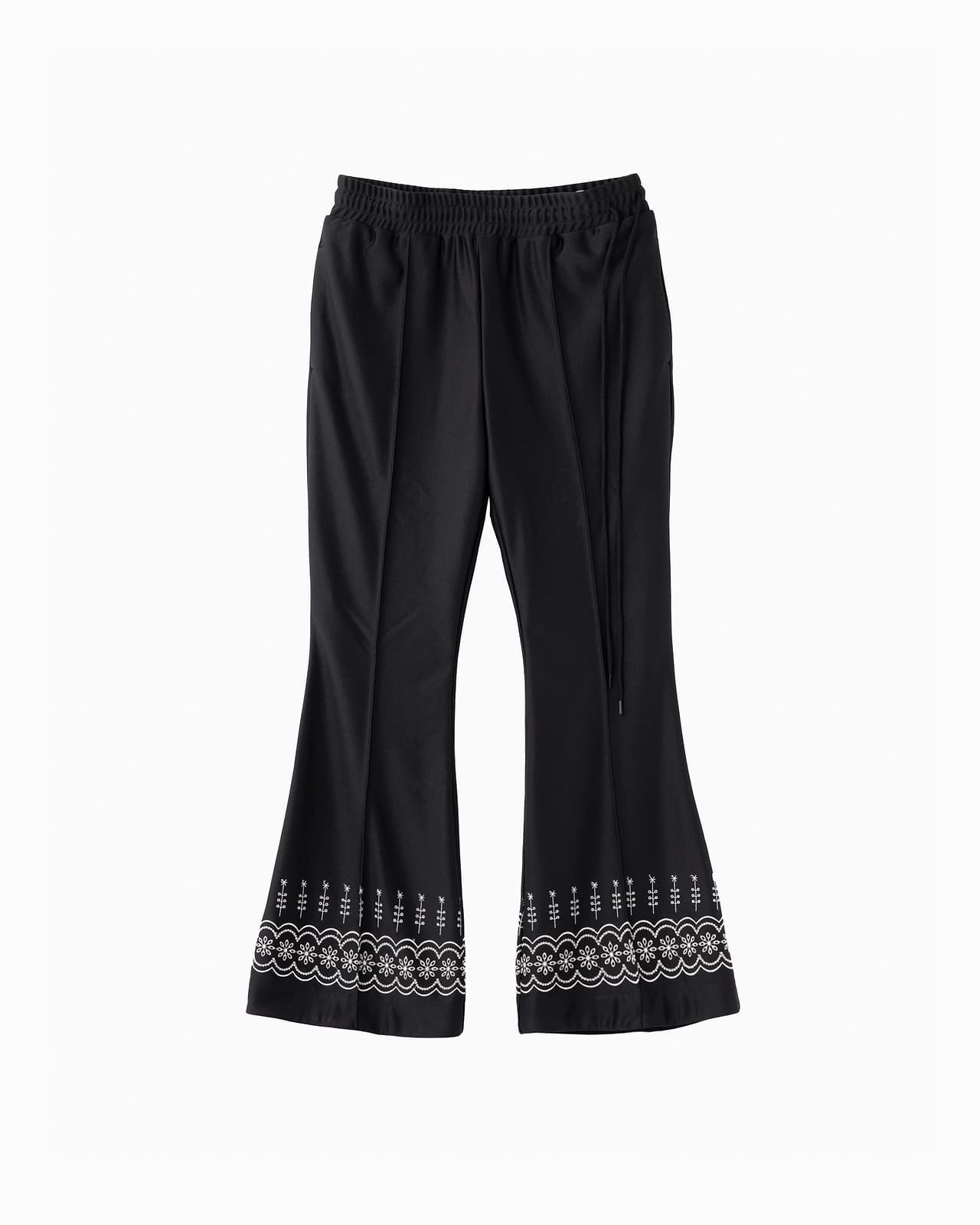 mister it.】刺繍トラックパンツ（ブラック） – ファッションスナップ  