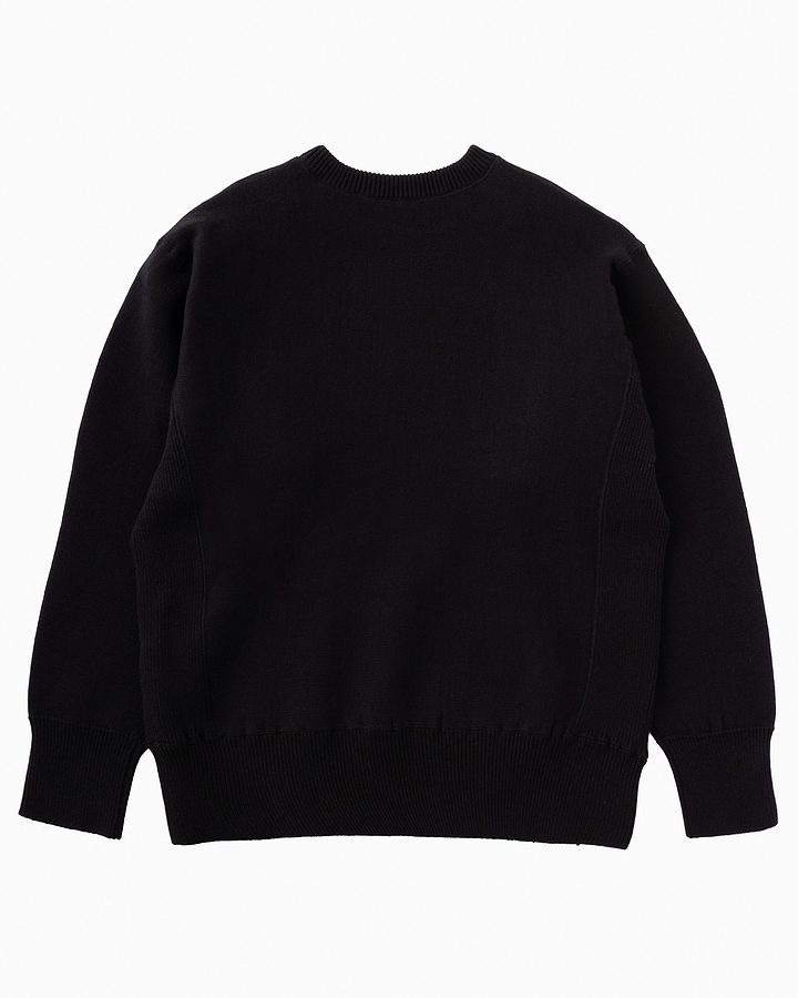 BODHI】リバーシブルコットンカシミヤスウェット（ブラック 