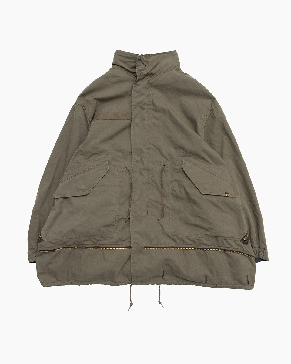 【23AW】アルファダブルエンドC/Nモッズコート
