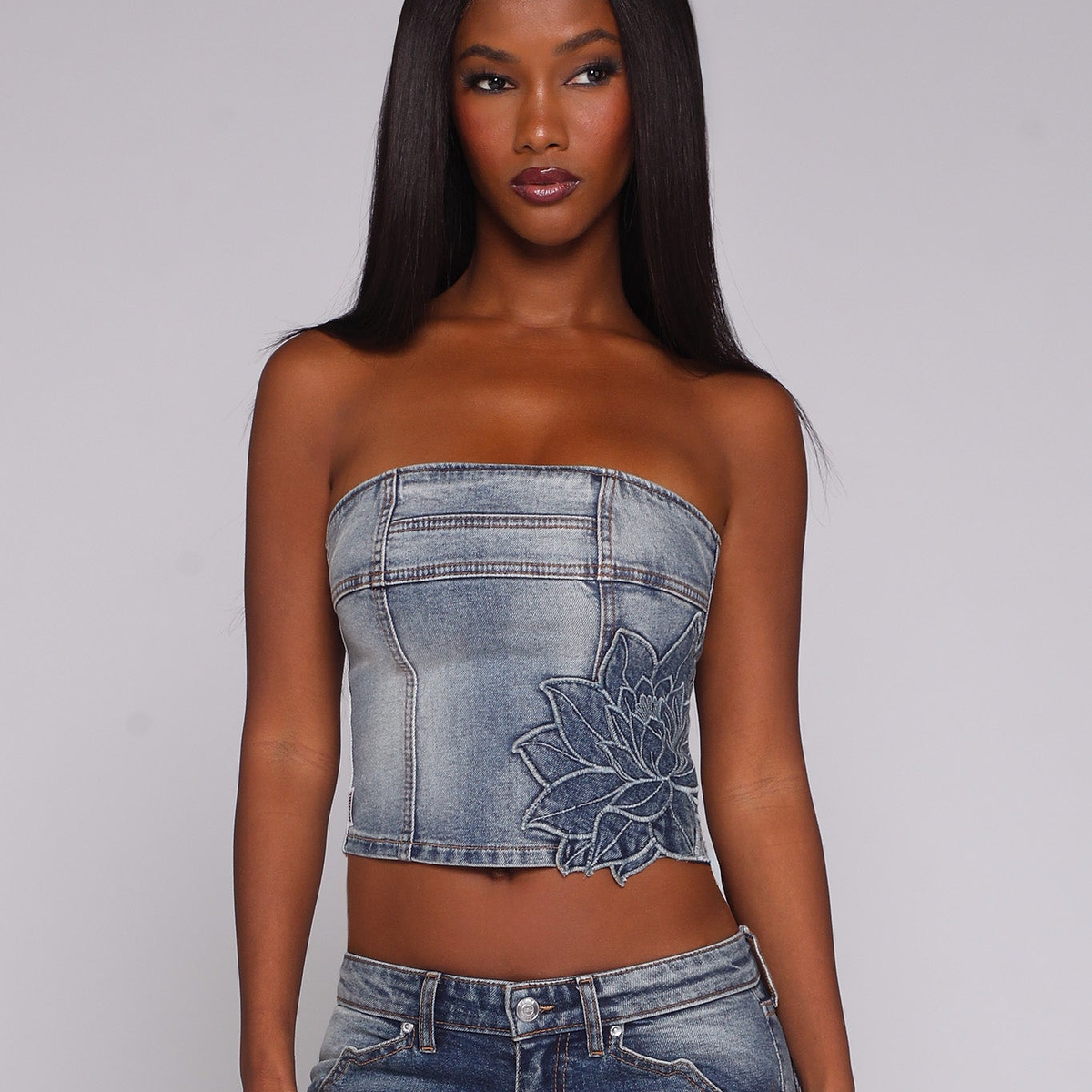 KATE CORSET / BLUE IRIS