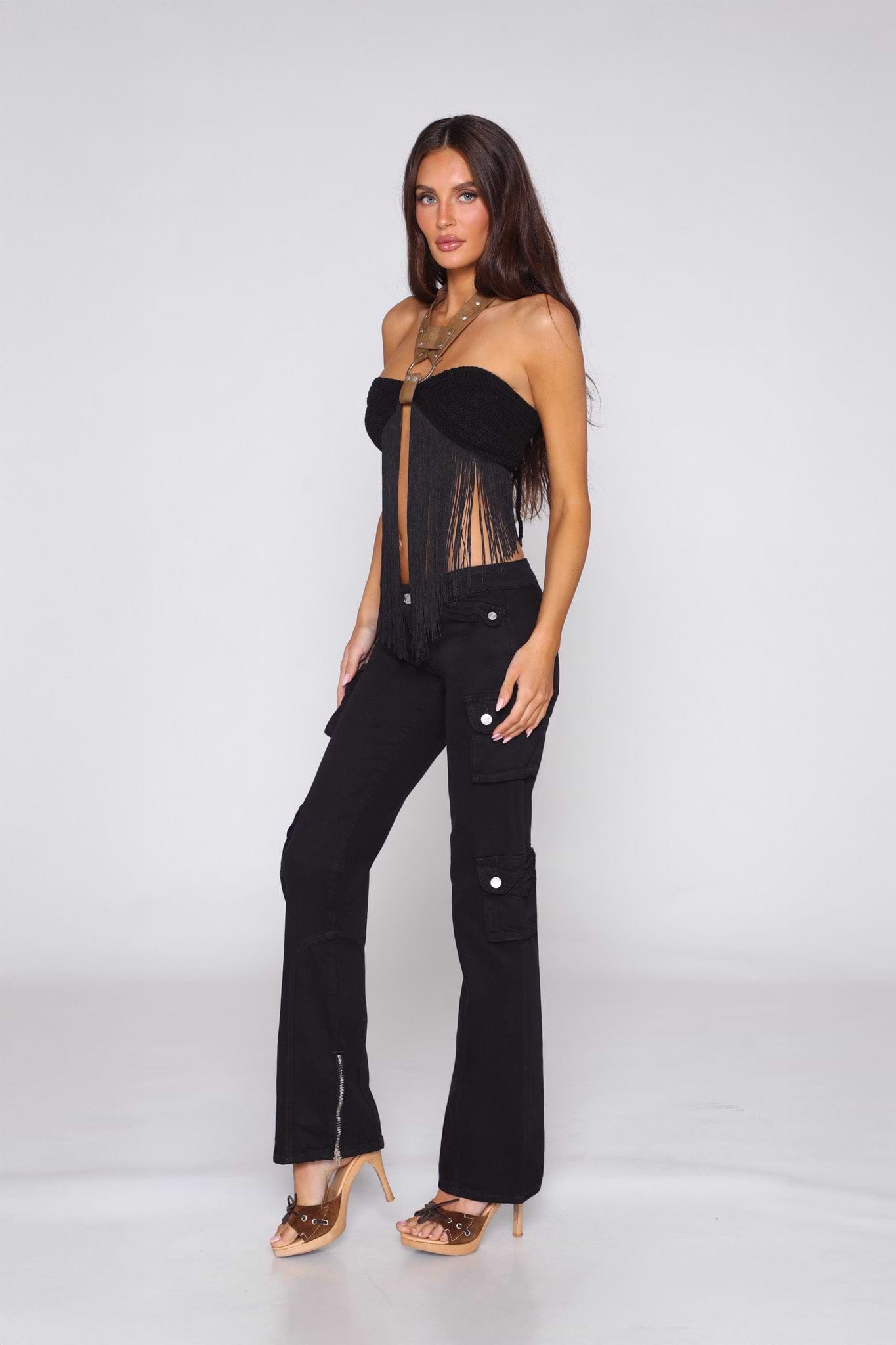 LARA CARGO / JET BLACK