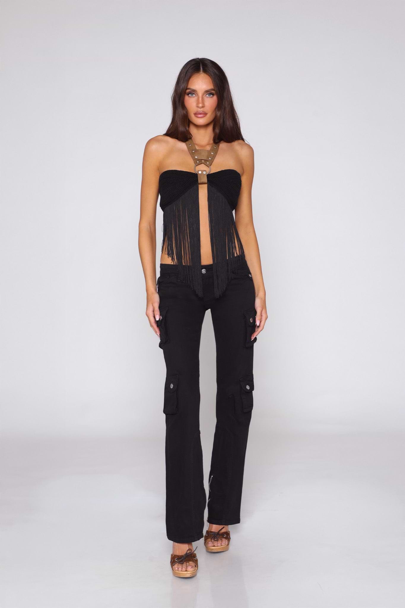 LARA CARGO / JET BLACK