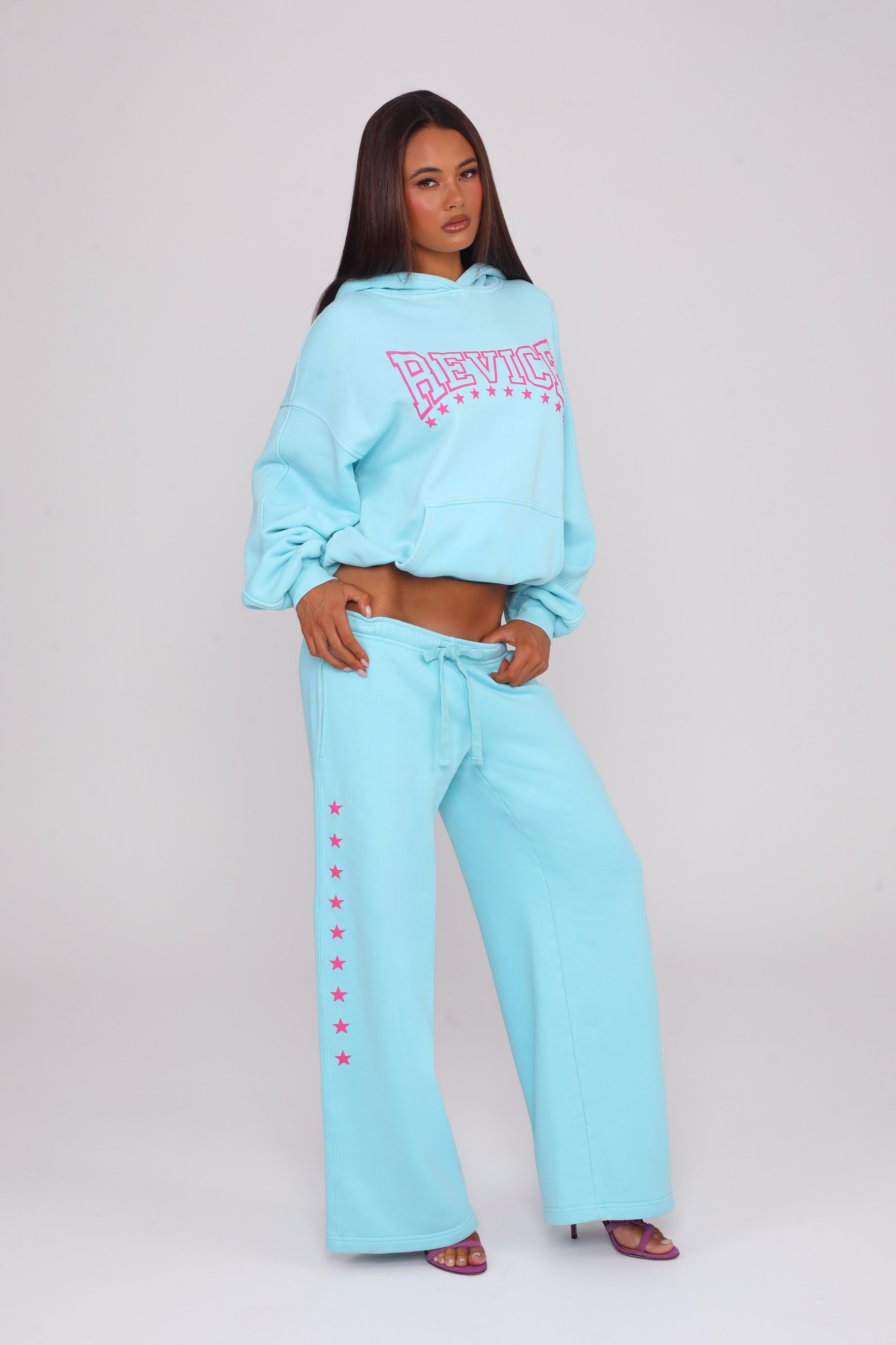 LAX SWEAT PANT / STARDOM AQUA