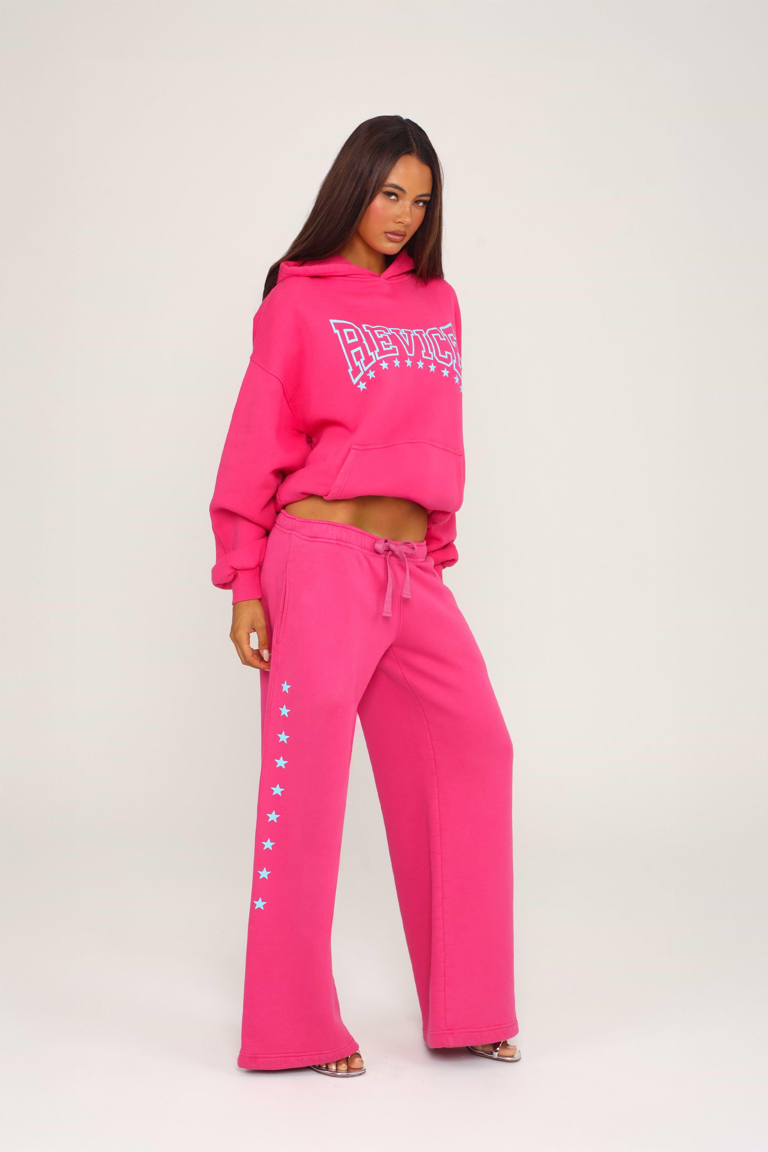 LAX SWEAT PANT / STARDOM HOT PINK