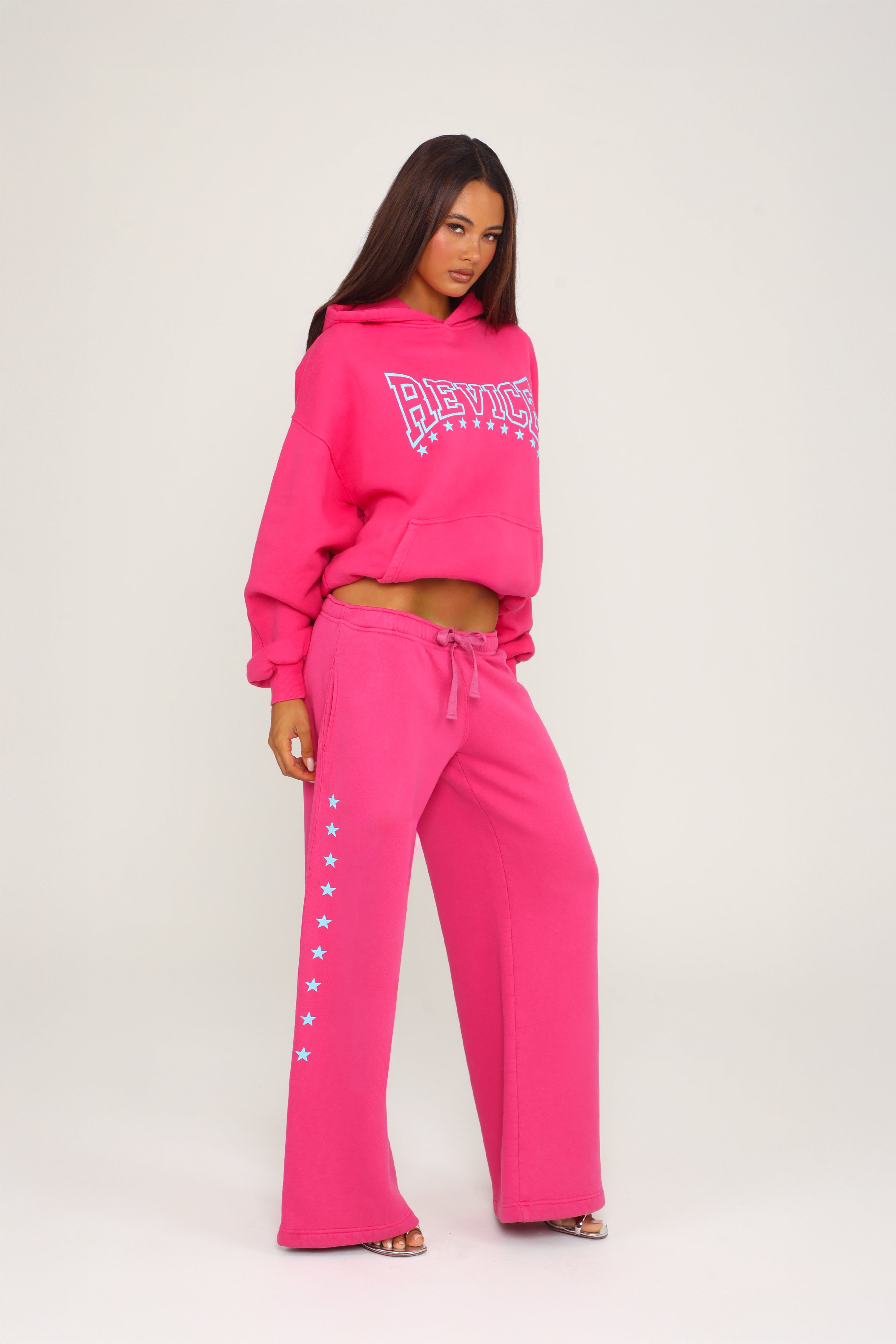 LAX SWEAT PANT / STARDOM HOT PINK