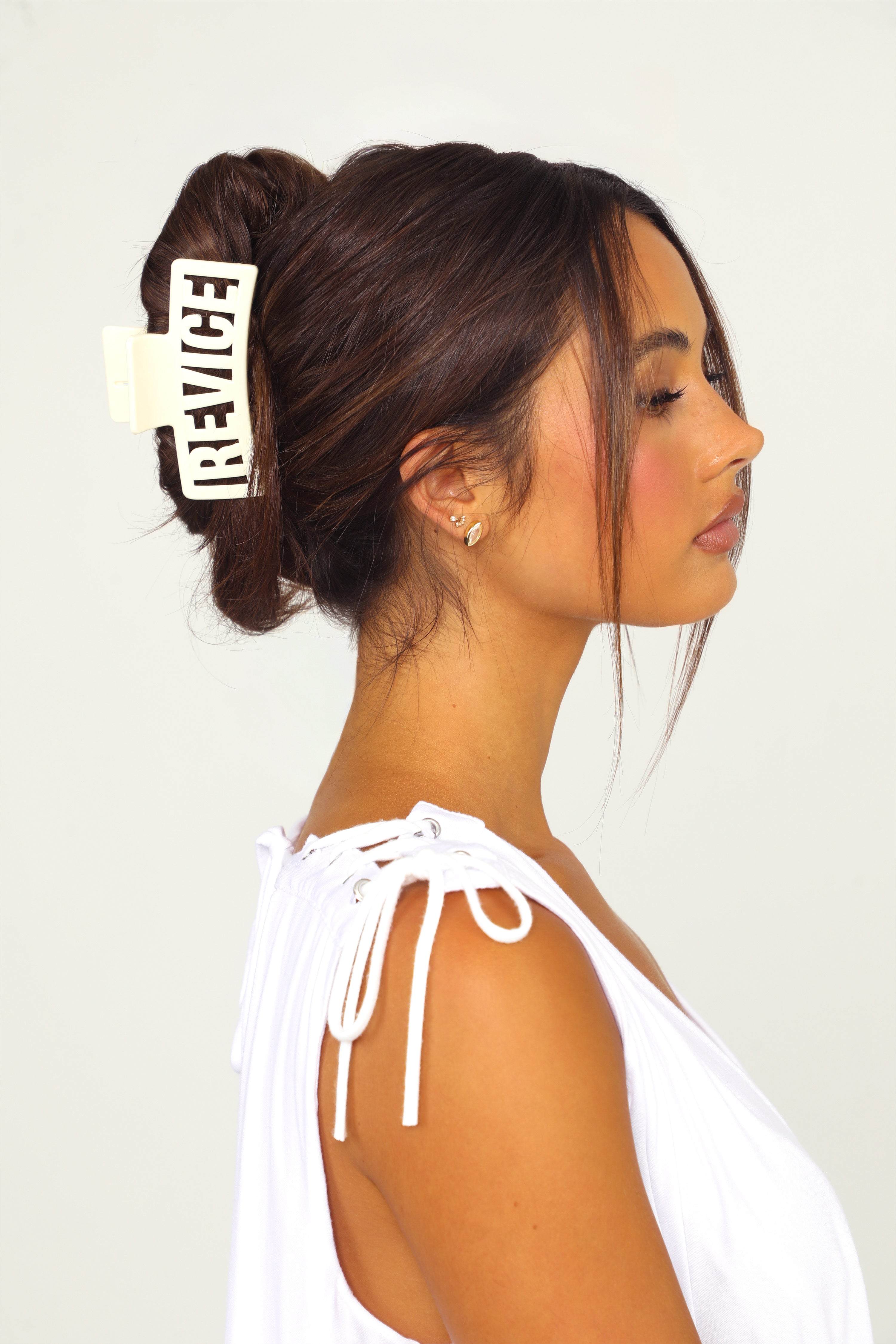 VICE HAIR CLIP / WHITE