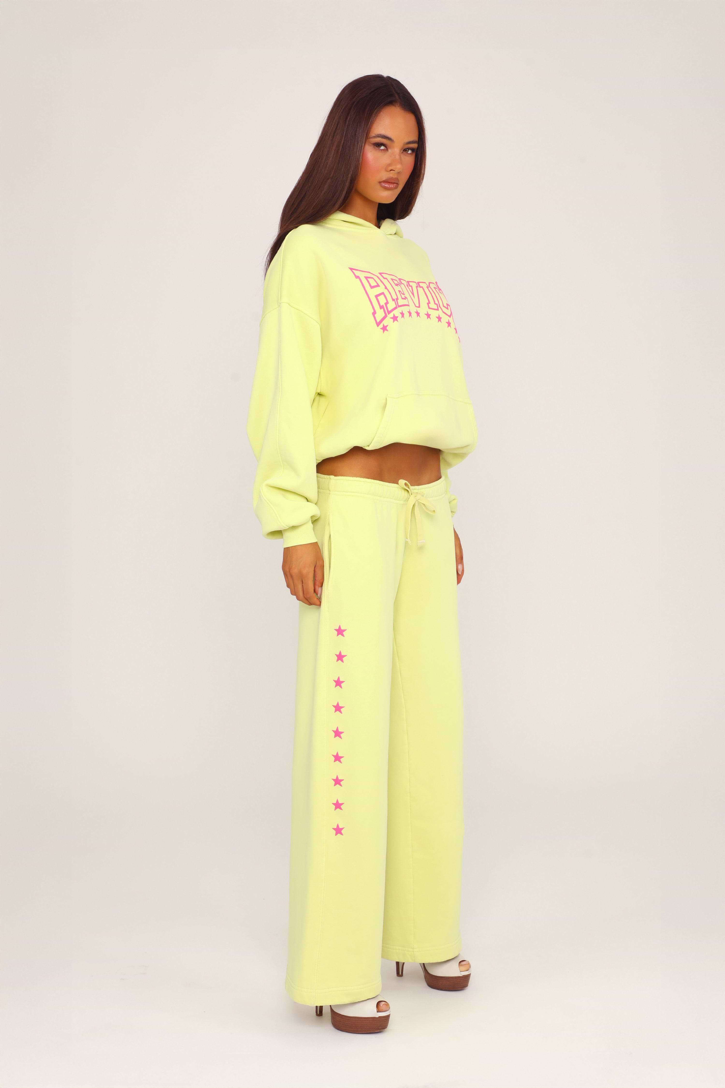 LAX SWEAT PANT / STARDOM LIME