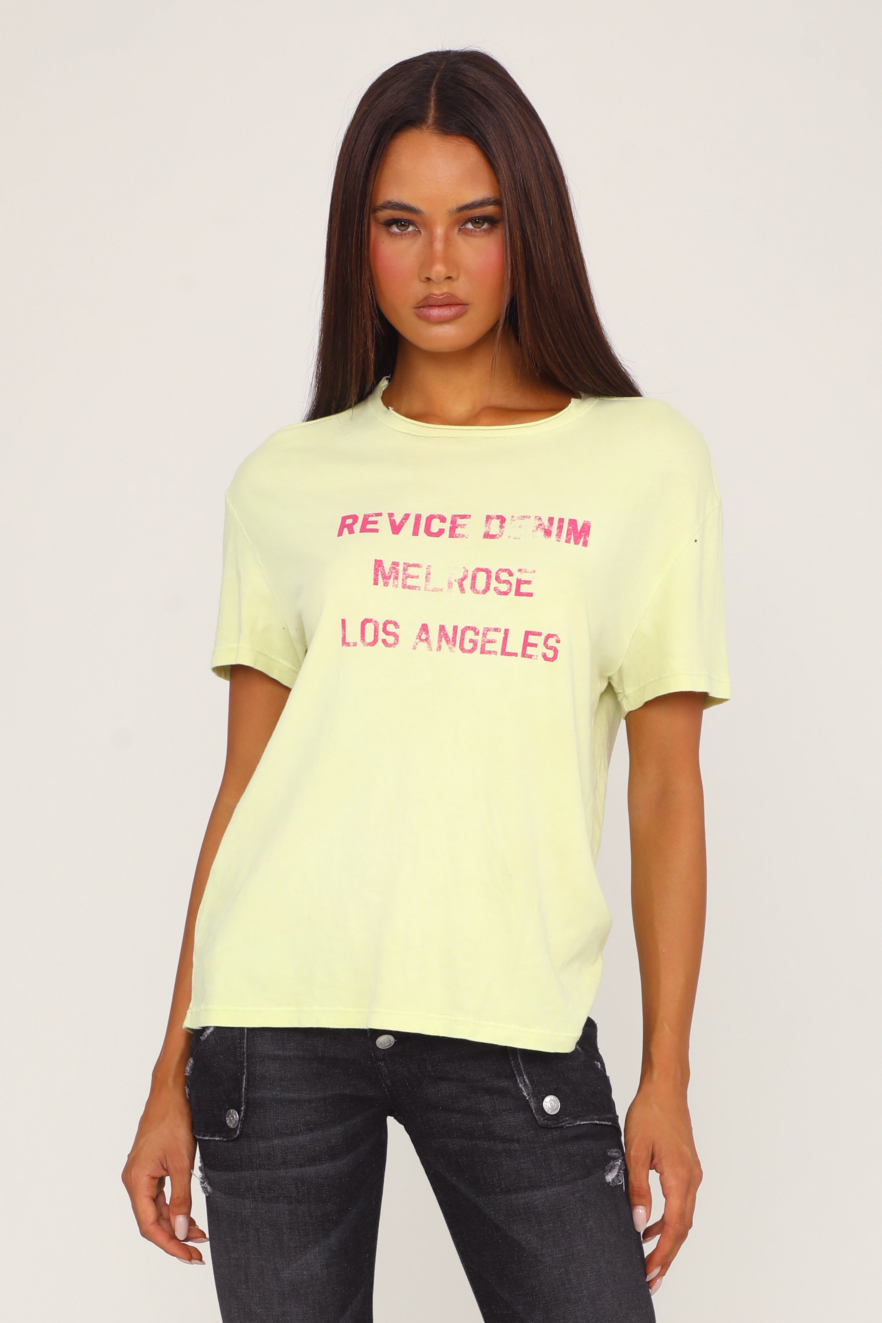 CITY TEE / MELROSE LIME