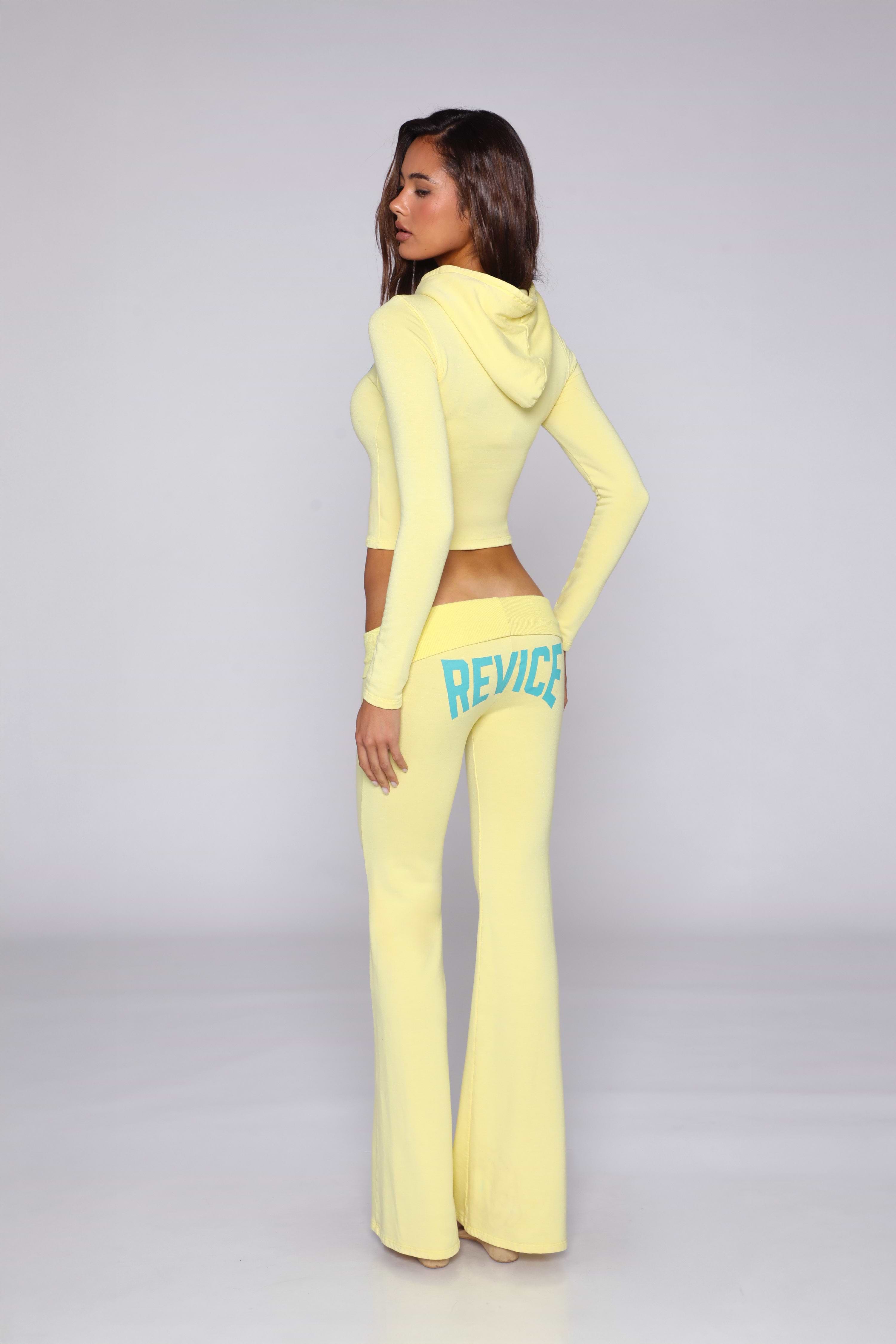 SERENA SWEAT PANT / LEMON YELLOW