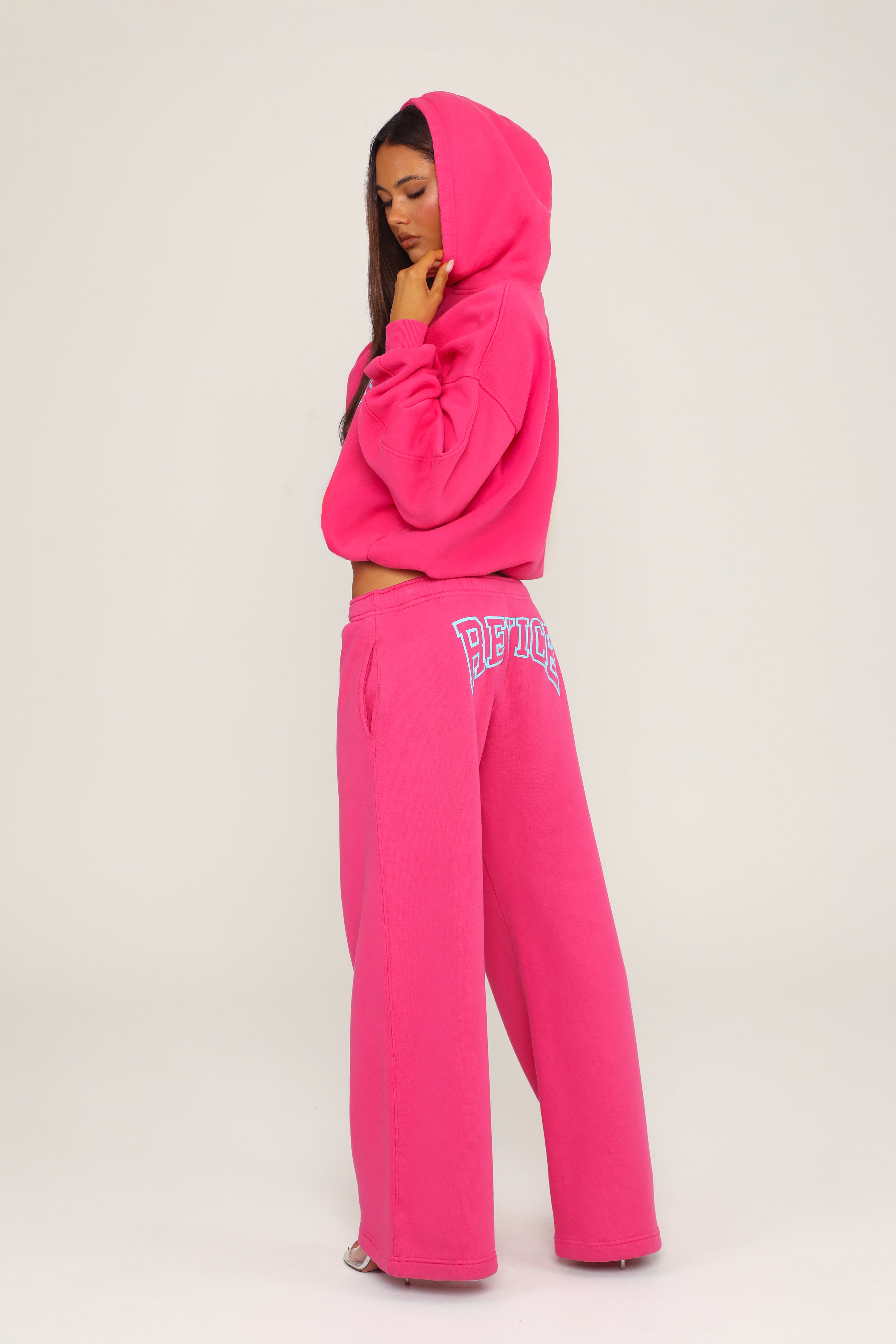 LAX SWEAT PANT / STARDOM HOT PINK