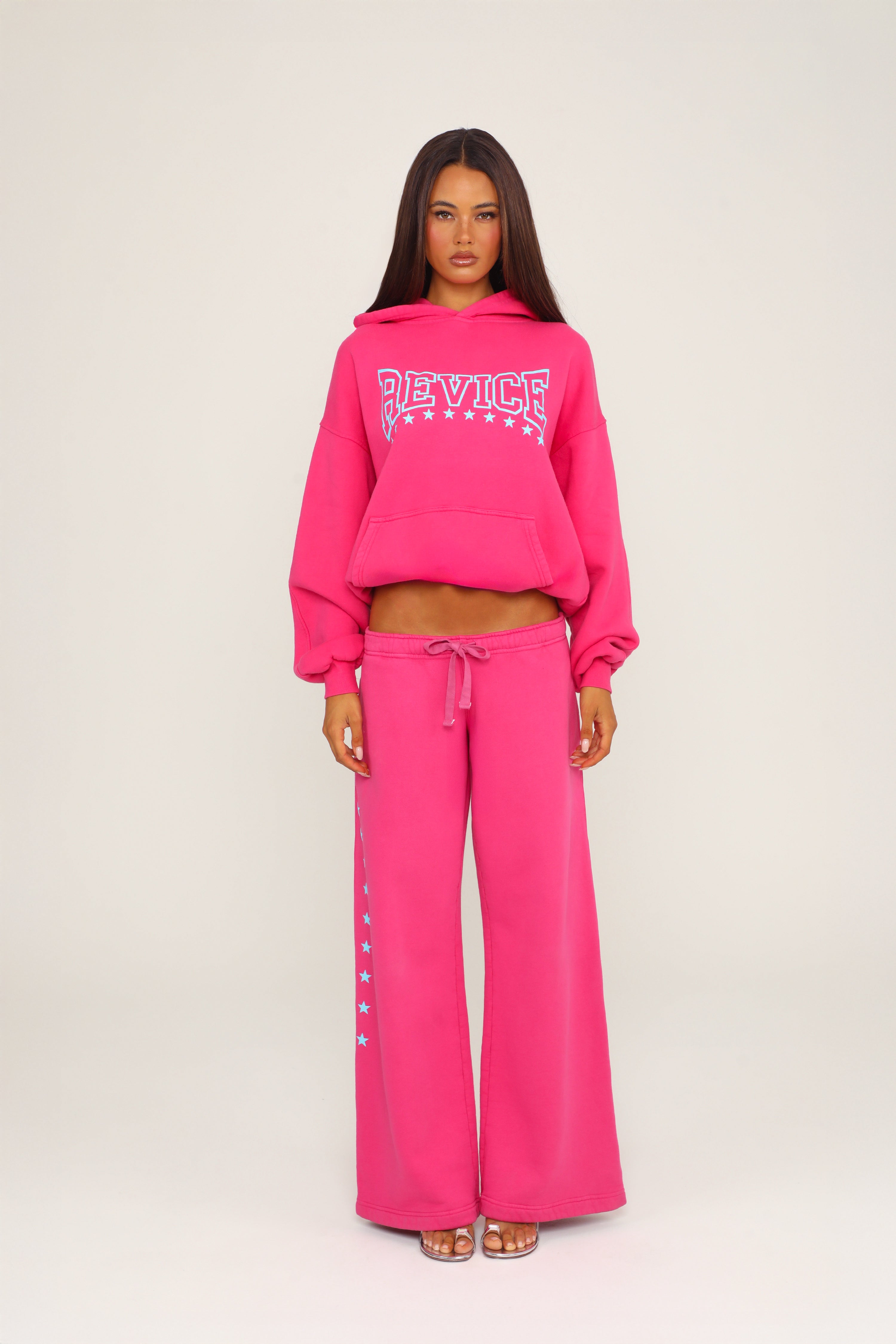 LAX SWEAT PANT / STARDOM HOT PINK