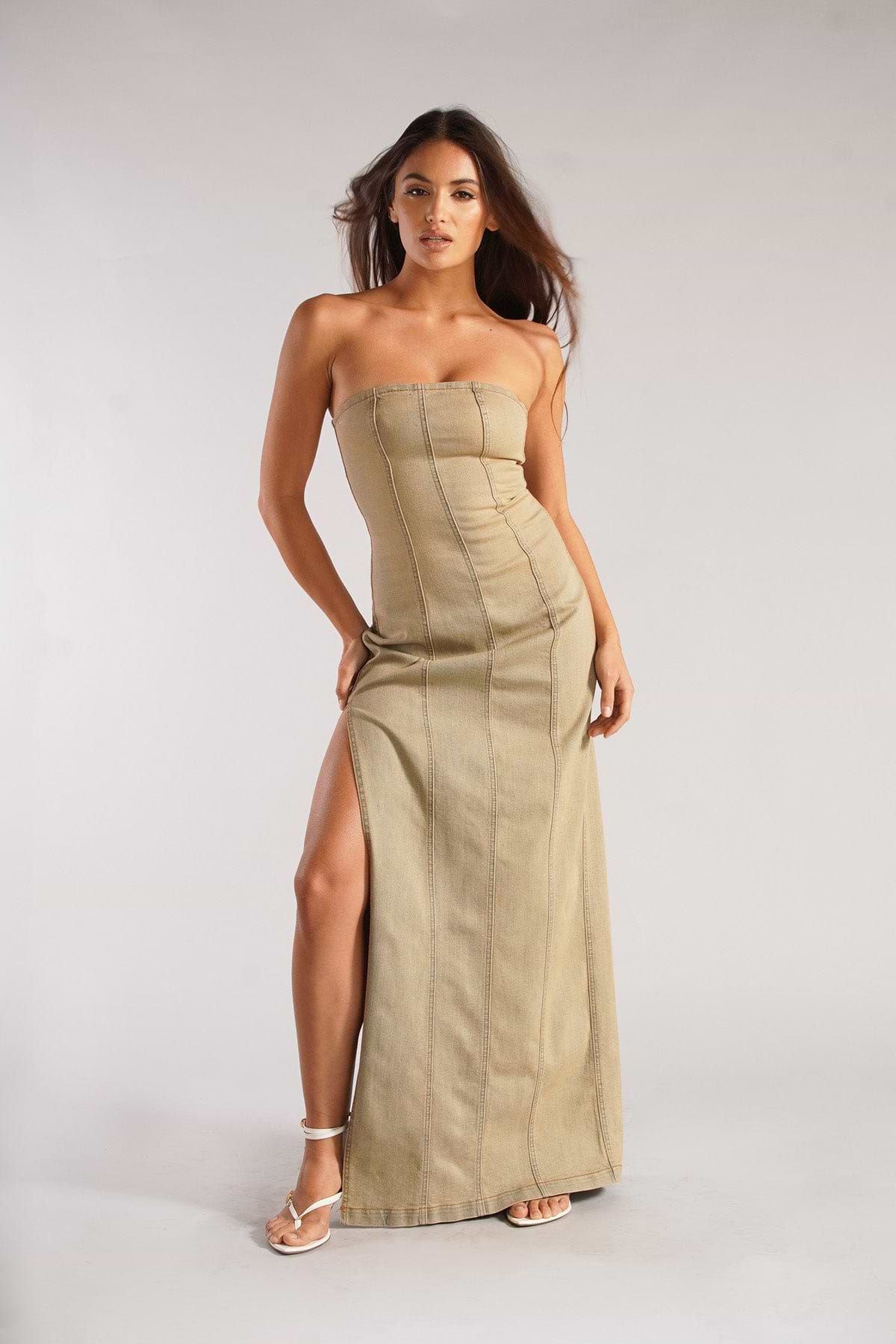 LIV MAXI DRESS / DUST
